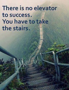 take the stairs