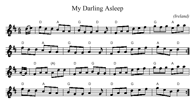 My Darling Asleep