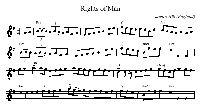 Rights of Man Hornpipe