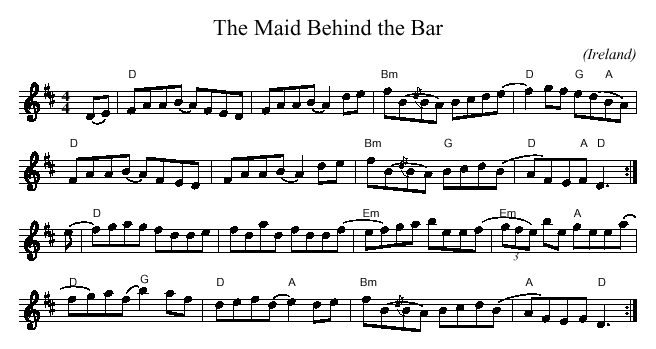 Maid Beind the Bar
